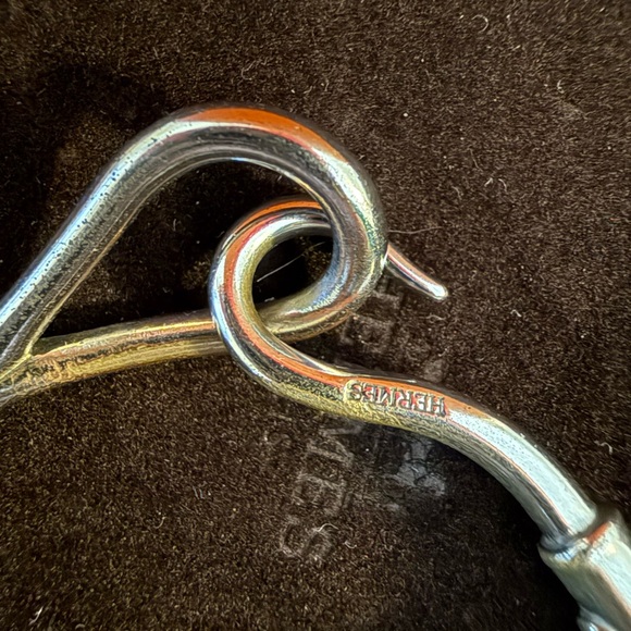 Hermes leather hook bracelet - Picture 4 of 9